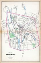 Waterbury City, Connecticut State Atlas 1893